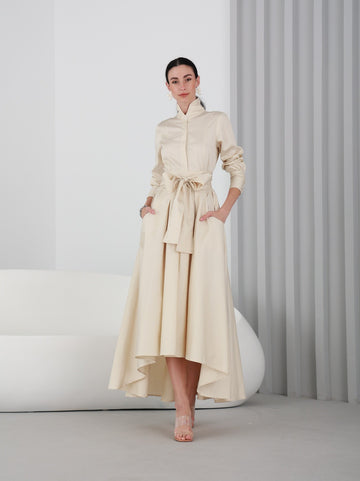 Cannes Dress  I  Beige