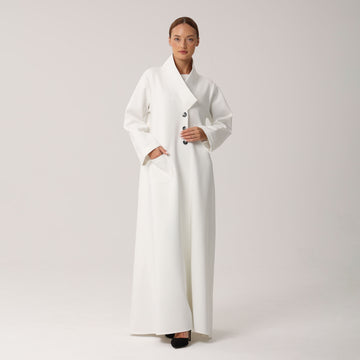 Aalia Abaya I Off White