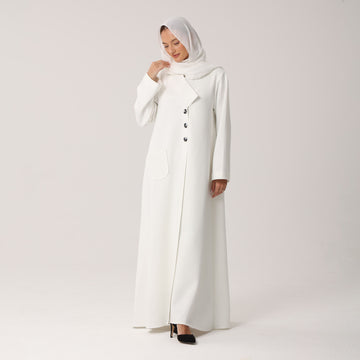 Aalia Abaya I Off White