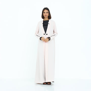 Dantel Abaya I Baby pink