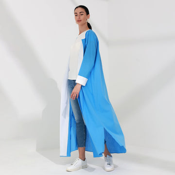 Hamda Abaya I Sea Blue