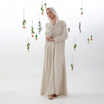 Blossom Abaya I Beige