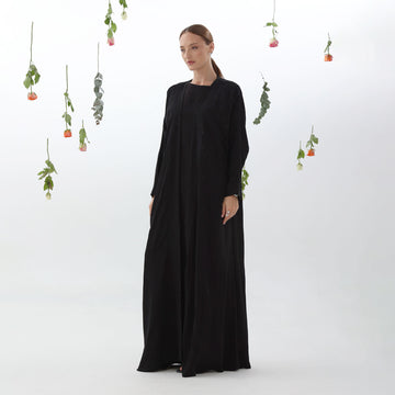 Blossom Abaya I Black