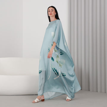 Muhra Kaftan I Baby Blue