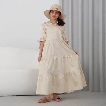 Matilda Dress I Beige