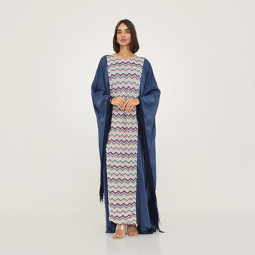 Budoor Kaftan I Navy