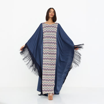 Budoor Kaftan I Navy