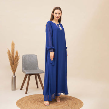 Layali Dress I Royal Blue