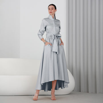 Cannes Dress  I  Cloudy Gray