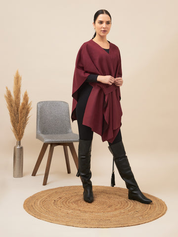 Chamois Shawl  | Maroon