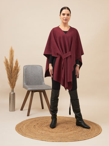 Chamois Shawl  | Maroon