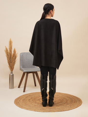 Chamois Shawl  | Black